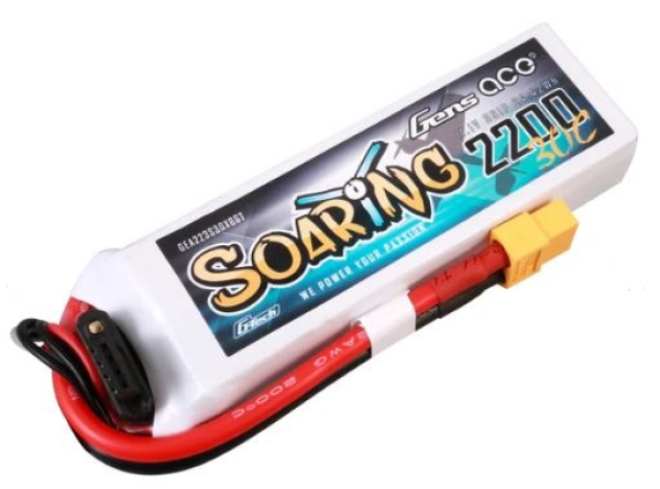 GEA223S30X6GT Lipo 11,1/2200 Soaring-30C"GT" XT60/XH